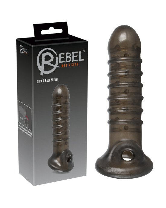 Насадка на член - Rebel Dick & Ball Sleeve Насадка на член - Rebel Dick & Ball Sleeve