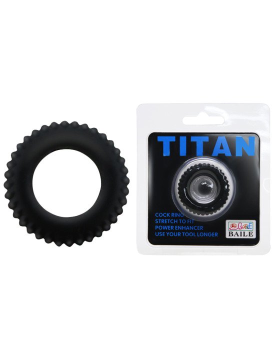 Ерекційне кільце - Titan Cock Ring Blue