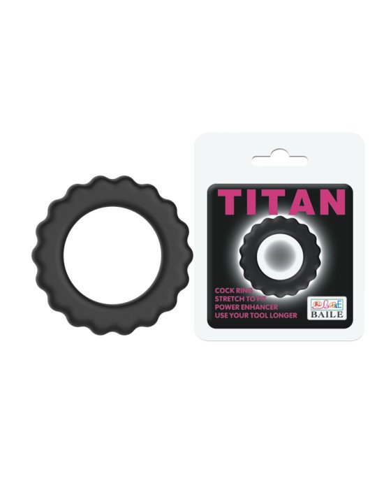 Ерекційне кільце - Titan Cock Ring Pink Ерекційне кільце - Titan Cock Ring Pink