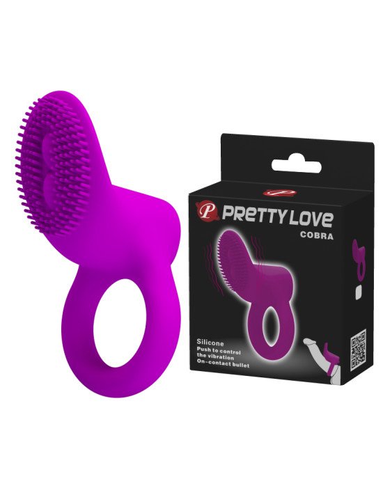 Ерекційне кільце - Pretty Love Cobra Penis Ring Purple Ерекційне кільце - Pretty Love Cobra Penis Ring Purple