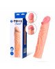 Насадка на член Toyfa A-Toys, SoftSkin, тілесний, 19,5 см Насадка на член Toyfa A-Toys, SoftSkin, тілесний, 19,5 см