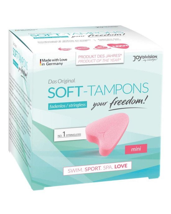 Гігієнічні тампони - Soft-Tampons Mini, 3 шт. Гігієнічні тампони - Soft-Tampons Mini, 3 шт.
