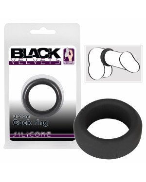Ерекційне кільце - Black Velvets Cock Ring, 3.2 см