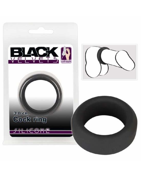 Ерекційне кільце - Black Velvets Cock Ring, 3.8 см Ерекційне кільце - Black Velvets Cock Ring, 3.8 см