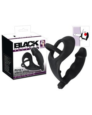 Ерекційне кільце - Black Velvets Penisring Mit Vibration