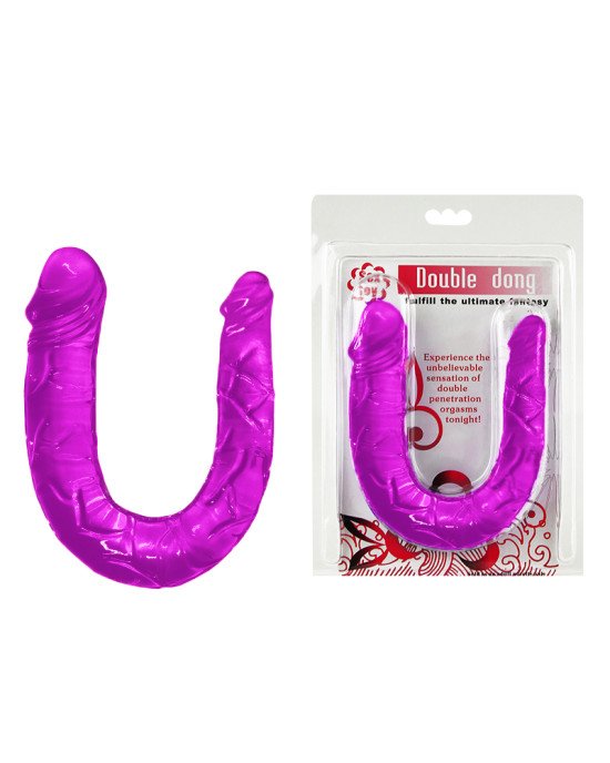 Двосторонній фалоімітатор - Double Dong Purple, 29,8 см Двосторонній фалоімітатор - Double Dong Purple, 29,8 см