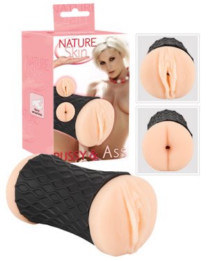 Мастурбатор вагіна і анус - Nature Skin Pussy & Ass