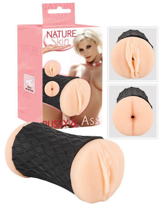 Мастурбатор вагіна і анус - Nature Skin Pussy & Ass