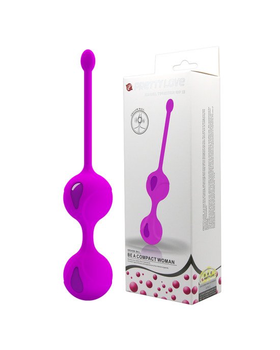Вагінальні кульки - Pretty Love Kegel Tighten Up II Purple Вагінальні кульки - Pretty Love Kegel Tighten Up II Purple