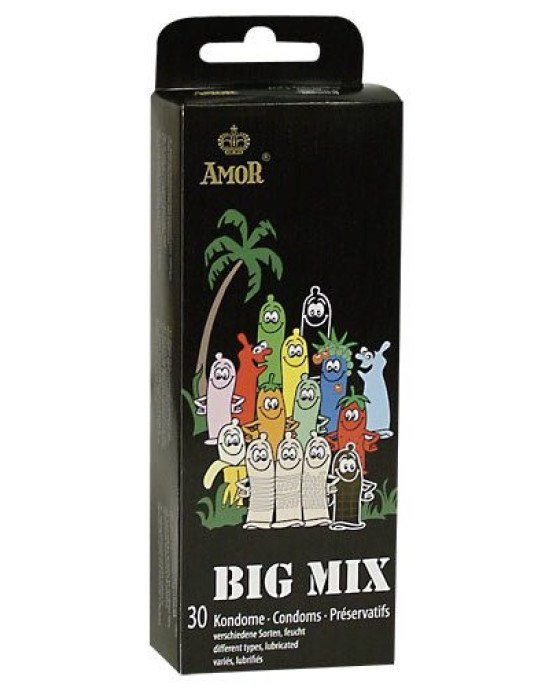 Презервативи - Amor Big Mix, 30 шт. Презервативи - Amor Big Mix, 30 шт.