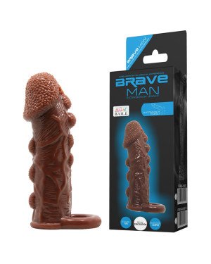 Насадка на член - Brave Man Penis Sleeve Brown