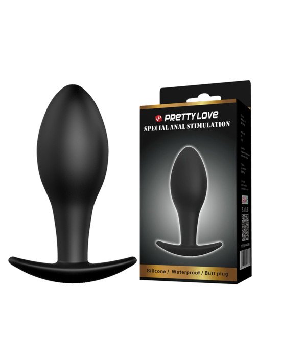 Анальна пробка - Pretty Love Special Anal Stimulation Butt Plug Black Анальна пробка - Pretty Love Special Anal Stimulation Butt Plug Black