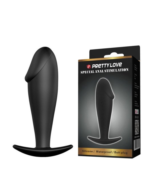 Анальна пробка - Pretty Love Special Anal Stimulation Penis Black Анальна пробка - Pretty Love Special Anal Stimulation Penis Black