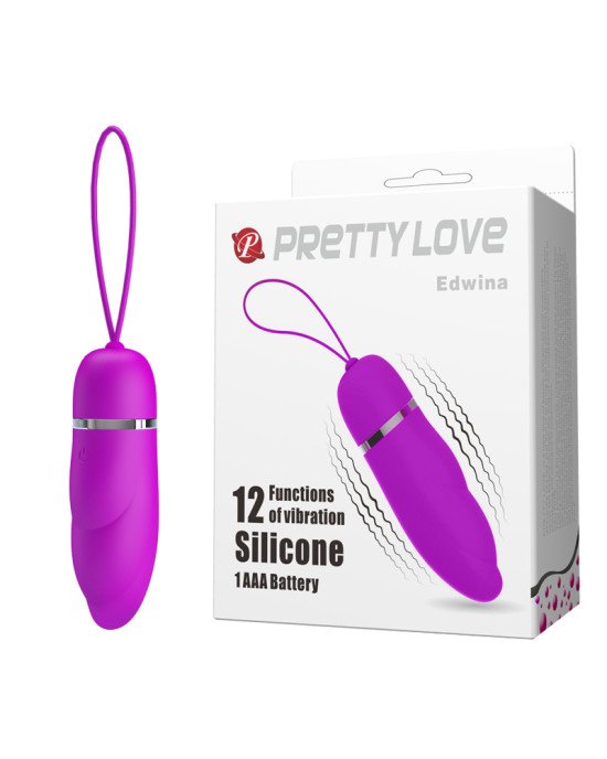 Віброяйце - Pretty Love Edwina Vibro Bullet Purple Віброяйце - Pretty Love Edwina Vibro Bullet Purple