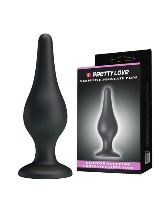 Анальна пробка - Pretty Love Sensitive Prostate Plug Black Анальна пробка - Pretty Love Sensitive Prostate Plug Black