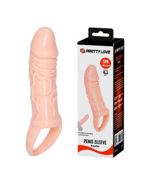 Насадка на член - Pretty Love Breyden Penis Sleeve Flesh