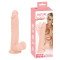 Фалоімітатор з мошонкою - Nature Skin Medium Bendable Dildo