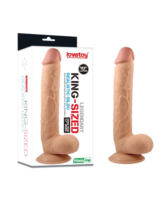 Фалоімітатор - King-Sized Realistic Dildo 10 Фалоімітатор - King-Sized Realistic Dildo 10