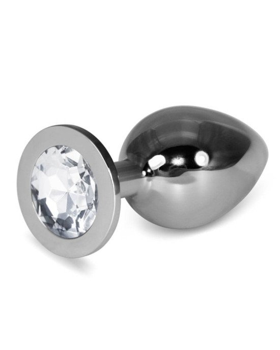 Анальна пробка - Heavy Metal Anal Plug Rosebud Classic L White Анальна пробка - Heavy Metal Anal Plug Rosebud Classic L White