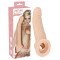 Насадка на член - Nature Skin Penis Sleeve With Extension