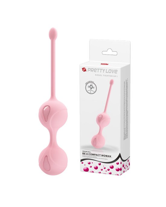 Вагінальні кульки - Pretty Love Kegel Tighten Up I Light Pink Вагінальні кульки - Pretty Love Kegel Tighten Up I Light Pink
