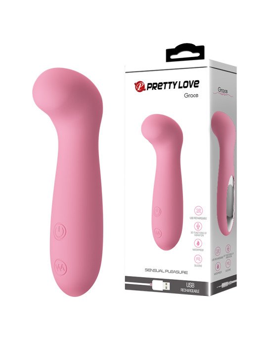 Стимулятор G-точки - Pretty Love Grace Vibrator Light Pink Стимулятор G-точки - Pretty Love Grace Vibrator Light Pink