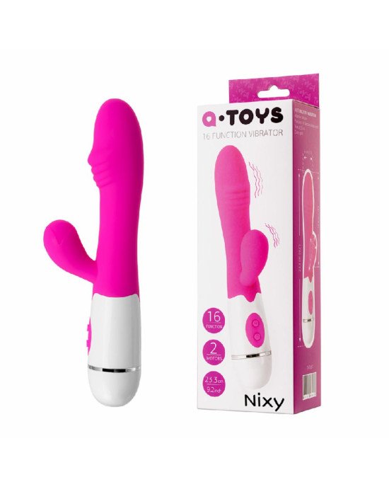 Нереалістичний вібратор Toyfa A-Toys, силікон, рожевий, 23,3 см Нереалістичний вібратор Toyfa A-Toys, силікон, рожевий, 23,3 см