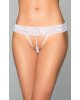 Жіночі стрінги - G-String 2482, white M/L Жіночі стрінги - G-String 2482, white M/L