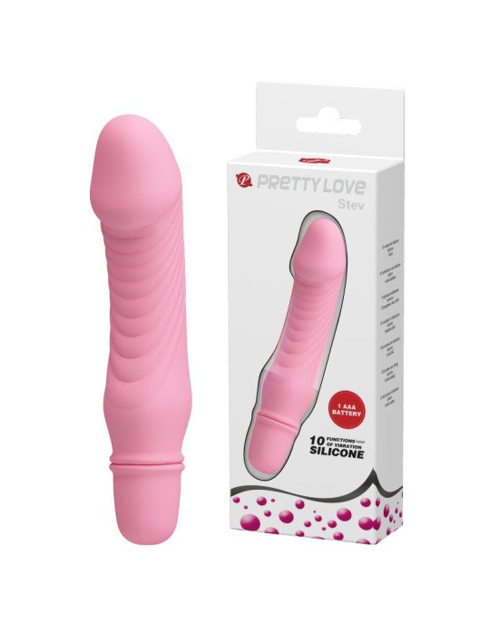 Вібратор - Pretty Love Stev Vibrator Light Pink Вібратор - Pretty Love Stev Vibrator Light Pink