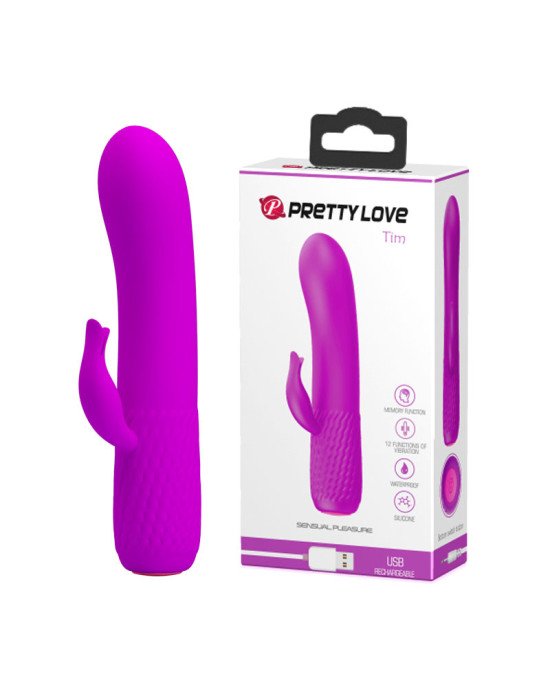 Вібратор - Pretty Love Tim Vibrator Purple Вібратор - Pretty Love Tim Vibrator Purple