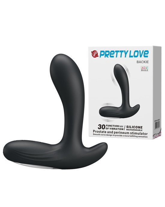 Масажер простати - Pretty Love Beckie Prostate Stimulator Black Масажер простати - Pretty Love Beckie Prostate Stimulator Black