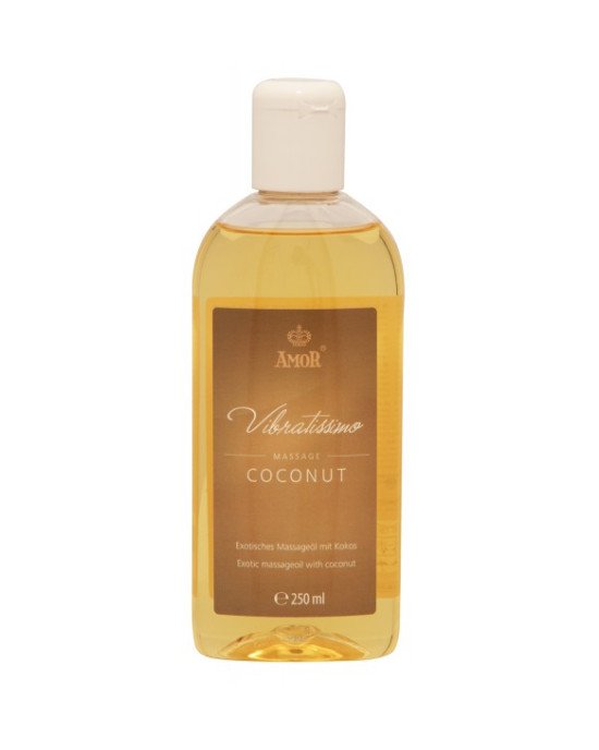 Масажне масло - Vibratissimo Coconut з ароматом кокоса, 250 мл