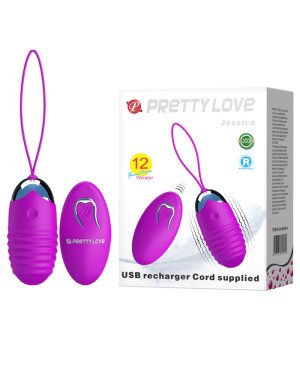 Віброяйце - Pretty Love Jessica Vibrating Egg Purple