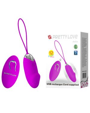 Віброяйце - Pretty Love Julia Vibrating Egg Purple
