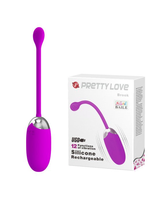 Віброяйце - Pretty Love Brook vibrating Egg Pink Віброяйце - Pretty Love Brook vibrating Egg Pink