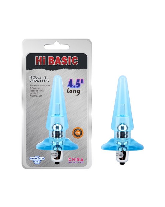 Анальна пробка - Hi-Basic Nicole's Vibra Plug 4.5 Анальна пробка - Hi-Basic Nicole's Vibra Plug 4.5