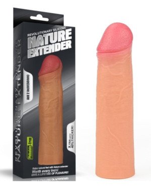 Насадка на член - Revolutionary Silicone Nature Extender Add 2