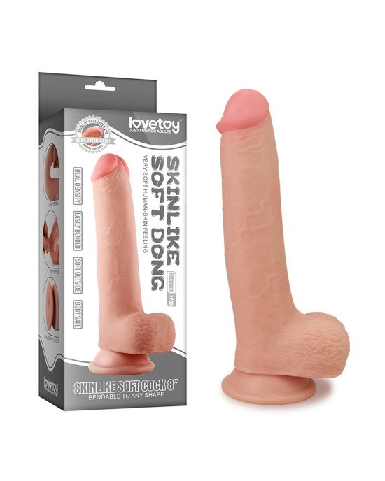Фалоімітатор - Skinlike Soft Dong 8 Фалоімітатор - Skinlike Soft Dong 8