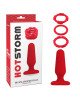 Набір іграшок (анальна пробка та ерекційні кільця) - Hot Storm His Enlargement Kit Набір іграшок (анальна пробка та ерекційні кільця) - Hot Storm His Enlargement Kit