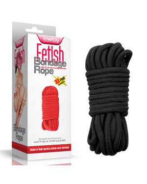 Мотузка - Fetish Bondage Rope Black, 10 м