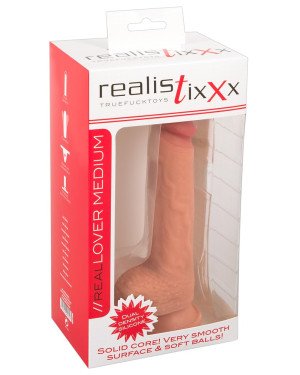 Фалоімітатор з мошонкою - Realistixxx Real Lover Medium