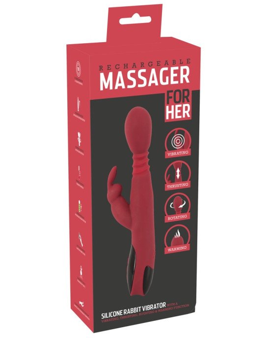 Hi-tech вібратор - Silicone Rabbit Vibrator Hi-tech вібратор - Silicone Rabbit Vibrator