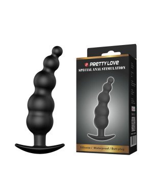 Анальна пробка - Pretty Love Special Anal Stimulation Butt Plug Black