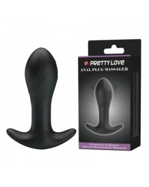 Анальна пробка - Pretty Love Anal Plug Massager Black