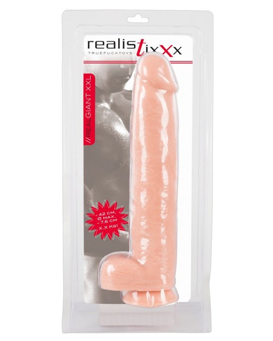 Фалоімітатор - Realistixxx Real Giant XXL Фалоімітатор - Realistixxx Real Giant XXL