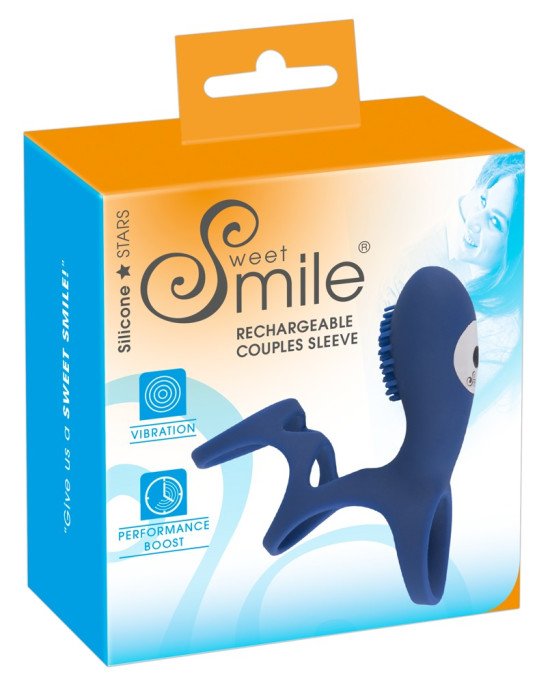 Насадка на член - Sweet Smile Rechargeable Couples Sleeve Насадка на член - Sweet Smile Rechargeable Couples Sleeve