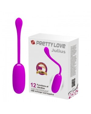 Віброяйце - Pretty Love Julius Vibrating Egg Purple