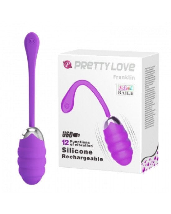 Віброяйце - Pretty Love Franklin Vibrating Egg Purple