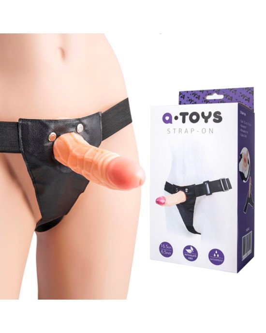 Страпон-насадка на кріпленні Toyfa A-Toys, PVC, тілесний, 18 см Страпон-насадка на кріпленні Toyfa A-Toys, PVC, тілесний, 18 см
