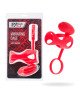 Насадка на член Black & Red By Toyfa з вібрацією, зі стимуляцією клітора, силікон, червоний, 14,5 см Насадка на член Black & Red By Toyfa з вібрацією, зі стимуляцією клітора, силікон, червоний, 14,5 см